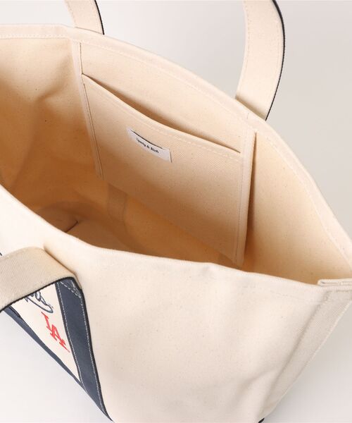 SPORTY&RICH(スポーティアンドリッチ)の「DODGERS TWO TONE TOTE BAG (EXCLUSIVE)(トートバッグ・レディース・ナチュラル・ONE SIZE)」の8枚目の写真