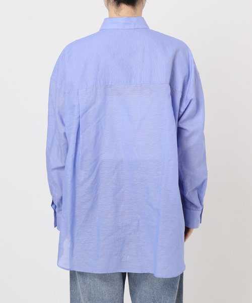 コットンリネンオーバーシャツ（シャツ/ブラウス）｜FRAMeWORK