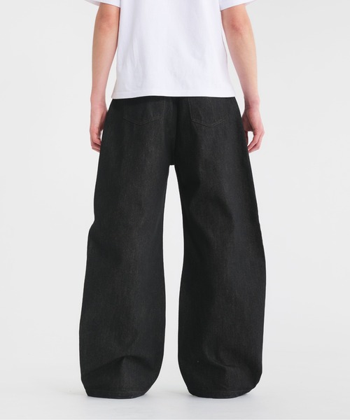 Regen Glanz（レーゲングランツ）の「curve denim pants/カーブデニム（デニムパンツ・メンズ・ダークブルー/ブラック/グレー・SMALL/LARGE/MEDIUM）」の5枚目の写真