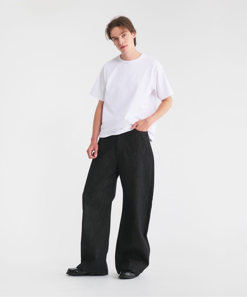 Regen Glanz（レーゲングランツ）の「curve denim pants/カーブデニム（デニムパンツ・メンズ・ダークブルー/ブラック/グレー・SMALL/LARGE/MEDIUM）」の7枚目の写真