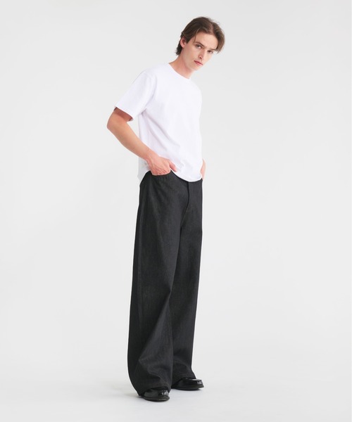 Regen Glanz（レーゲングランツ）の「curve denim pants/カーブデニム（デニムパンツ・メンズ・ダークブルー/ブラック/グレー・SMALL/LARGE/MEDIUM）」の9枚目の写真