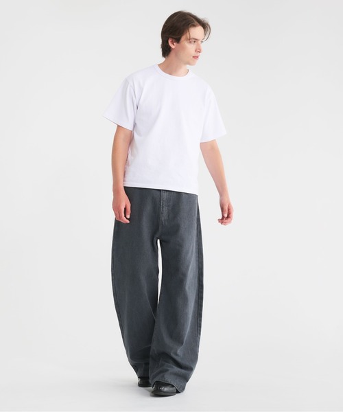 Regen Glanz（レーゲングランツ）の「curve denim pants/カーブデニム（デニムパンツ・メンズ・ダークブルー/ブラック/グレー・SMALL/LARGE/MEDIUM）」の13枚目の写真