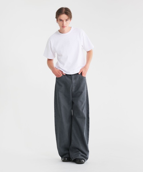 Regen Glanz（レーゲングランツ）の「curve denim pants/カーブデニム（デニムパンツ・メンズ・ダークブルー/ブラック/グレー・SMALL/LARGE/MEDIUM）」の14枚目の写真