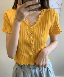 nayarea トップス　イエロー Naya Rea Daisy Top in Yellow Rose Print | Parallel