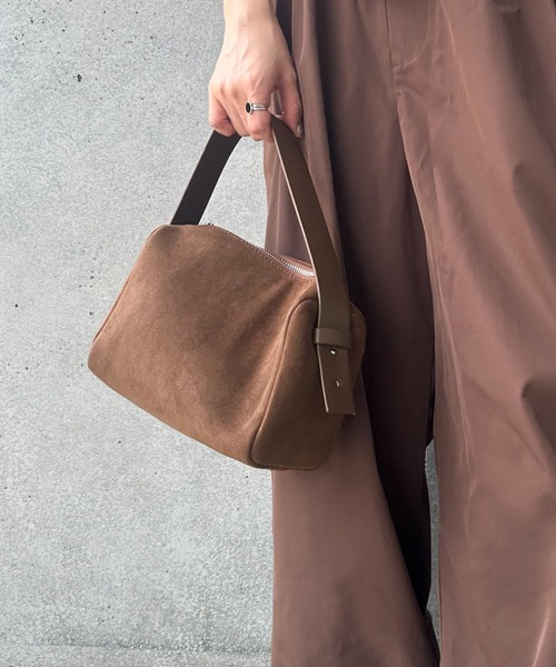 フェイクスエードワンハンドルバッグ（ハンドバッグ）｜select MOCA by