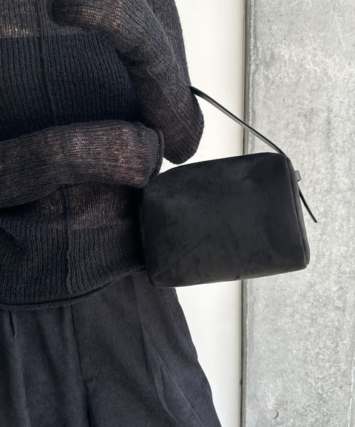 モカサク様・専用 ZOZO限定】フェイクレザーワンハンドルギャザーバッグ