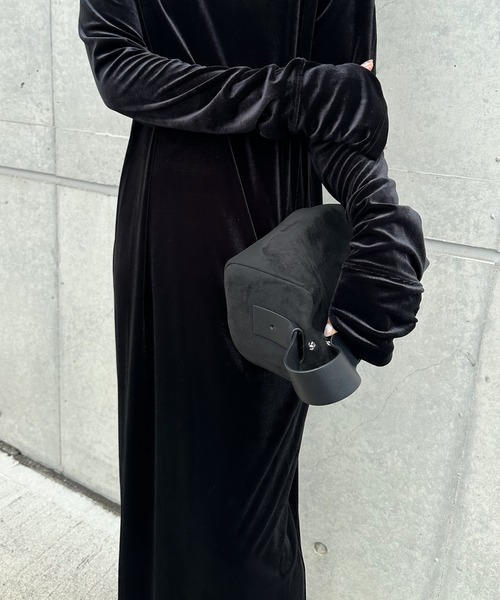 select MOCA by son（セレクトモカバイソン）の「フェイクスエードワンハンドルバッグ（ハンドバッグ・レディース・ブラウン/ブラック・FREE）」の11枚目の写真