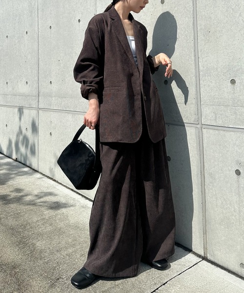 select MOCA by son（セレクトモカバイソン）の「フェイクスエードワンハンドルバッグ（ハンドバッグ・レディース・ブラウン/ブラック・FREE）」の13枚目の写真