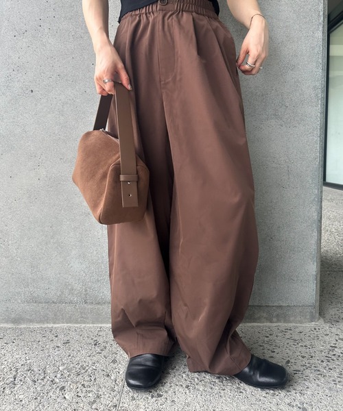 select MOCA by son（セレクトモカバイソン）の「フェイクスエードワンハンドルバッグ（ハンドバッグ・レディース・ブラウン/ブラック・FREE）」の17枚目の写真