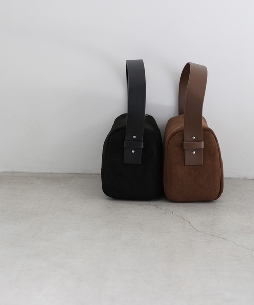 フェイクスエードワンハンドルバッグ（ハンドバッグ）｜select MOCA by