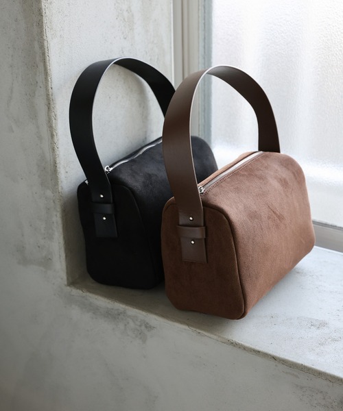 フェイクスエードワンハンドルバッグ（ハンドバッグ）｜select MOCA by