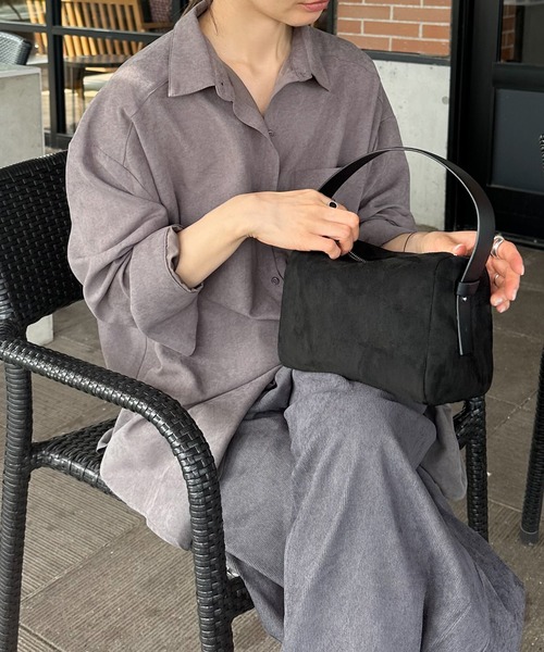 セール】フェイクスエードワンハンドルバッグ（ハンドバッグ）｜select