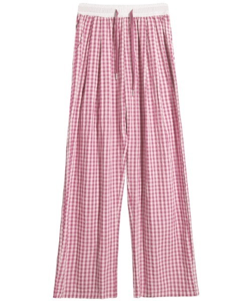 REBALANCE(リバランス)の「チェック柄ワイドパンツ(その他パンツ・レディース・A/B/D/C・LARGE/MEDIUM)」の7枚目の写真
