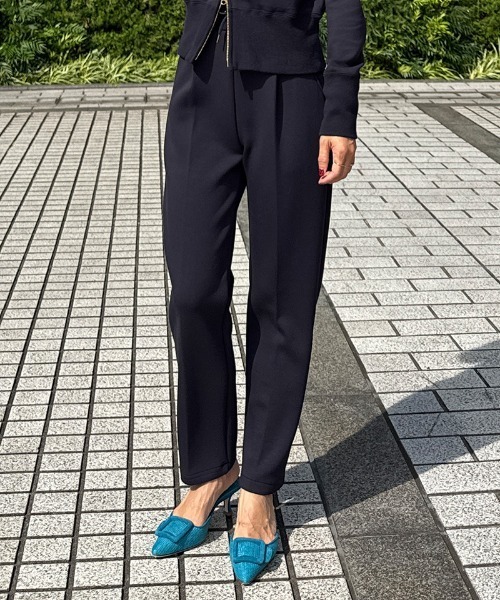 JENNE(ジェンヌ)の「日本製美脚カットソースラックス(その他パンツ・レディース・チャコール/グレー/ネイビー/ターコイズブルー/ブラック/ホワイト・SMALL/MEDIUM/LARGE/X-LARGE)」の5枚目の写真