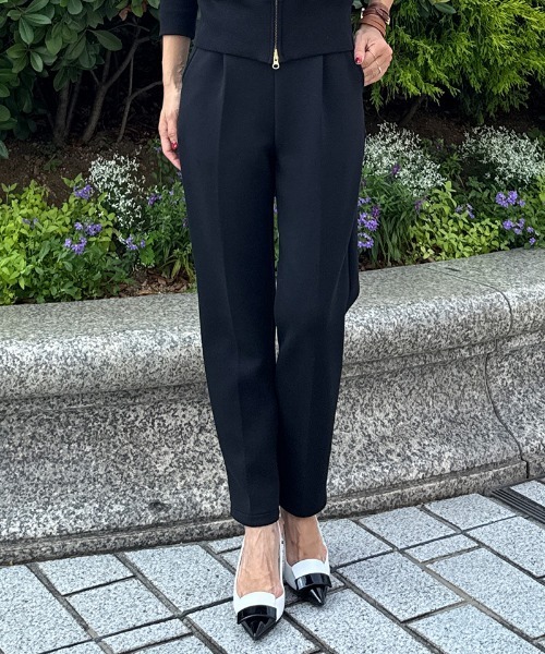 JENNE(ジェンヌ)の「日本製美脚カットソースラックス(その他パンツ・レディース・チャコール/グレー/ネイビー/ターコイズブルー/ブラック/ホワイト・SMALL/MEDIUM/LARGE/X-LARGE)」の2枚目の写真