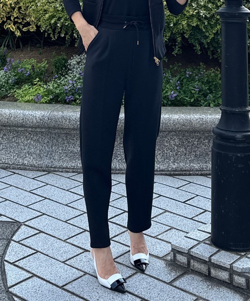 JENNE(ジェンヌ)の「日本製美脚カットソースラックス(その他パンツ・レディース・チャコール/グレー/ネイビー/ターコイズブルー/ブラック/ホワイト・SMALL/MEDIUM/LARGE/X-LARGE)」の12枚目の写真