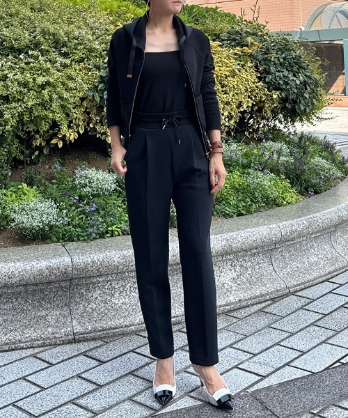 JENNE(ジェンヌ)の「日本製美脚カットソースラックス(その他パンツ・レディース・チャコール/グレー/ネイビー/ターコイズブルー/ブラック/ホワイト・SMALL/MEDIUM/LARGE/X-LARGE)」の13枚目の写真