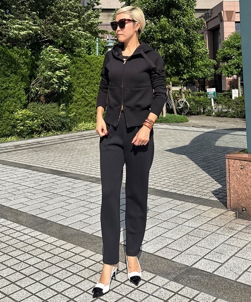 JENNE(ジェンヌ)の「日本製美脚カットソースラックス(その他パンツ・レディース・チャコール/グレー/ネイビー/ターコイズブルー/ブラック/ホワイト・SMALL/MEDIUM/LARGE/X-LARGE)」の16枚目の写真