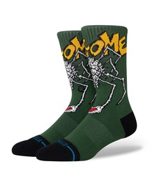 STANCE（スタンス）の「【STANCE/スタンス】WELCOME（ウェルカム）コラボモデル　クルーソックス　新素材『インフィニット』　　WELCOME WILBUR CREW（ソックス/靴下・メンズ）」