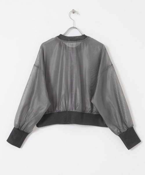 audrey and john wad（オードリーアンドジョンワッド）の「『別注』Audrey and John Wad×DOORS　シアーブルゾン（ブルゾン・レディース・ブラック/グレー/ベージュ・FREE）」の16枚目の写真