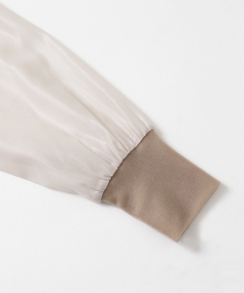 audrey and john wad（オードリーアンドジョンワッド）の「『別注』Audrey and John Wad×DOORS　シアーブルゾン（ブルゾン・レディース・ブラック/グレー/ベージュ・FREE）」の13枚目の写真