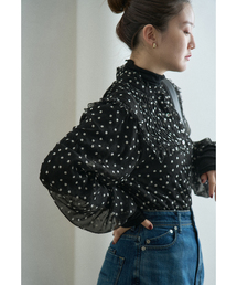 IENA | 《WEB限定/追加2》楊柳フリルピンタックブラウス(シャツ/ブラウス)