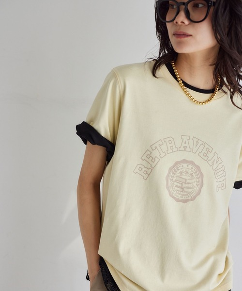 tシャツ BARNYARDSTORM / ヴィンテージカレッジＴ レディース BARNYARDSTORM tシャツ / UVカットCOOLタッチT「UVカット＋接触