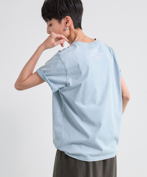 BARNYARDSTORM（バンヤードストーム）の「BARNYARDSTORM / ヴィンテージカレッジＴ（Tシャツ/カットソー・レディース・ブルー/イエロー/ベージュ・S/M）」の10枚目の写真