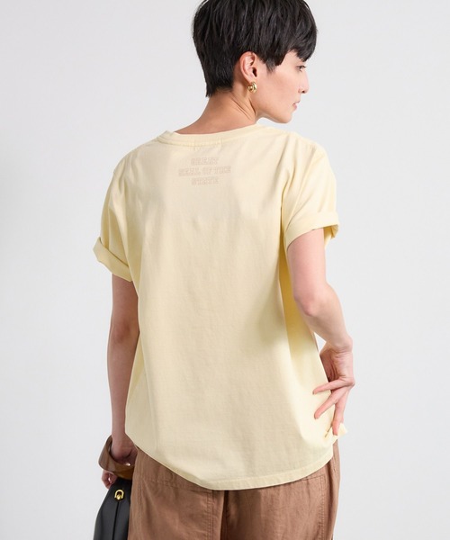 BARNYARDSTORM（バンヤードストーム）の「BARNYARDSTORM / ヴィンテージカレッジＴ（Tシャツ/カットソー・レディース・ブルー/イエロー/ベージュ・S/M）」の15枚目の写真