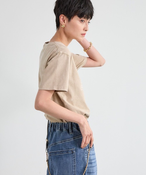 BARNYARDSTORM（バンヤードストーム）の「BARNYARDSTORM / ヴィンテージカレッジＴ（Tシャツ/カットソー・レディース・ブルー/イエロー/ベージュ・S/M）」の22枚目の写真