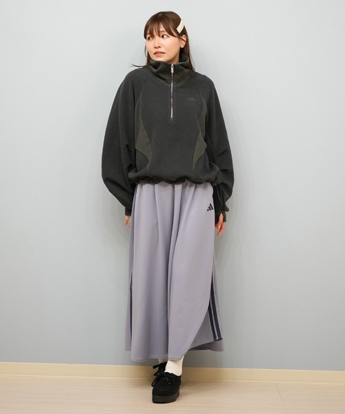 adidas（アディダス）の「adidas/アディダス フリース/トレーナー E0143（スウェット・レディース・オフホワイト/ブラック/パープル・M/L）」の15枚目の写真