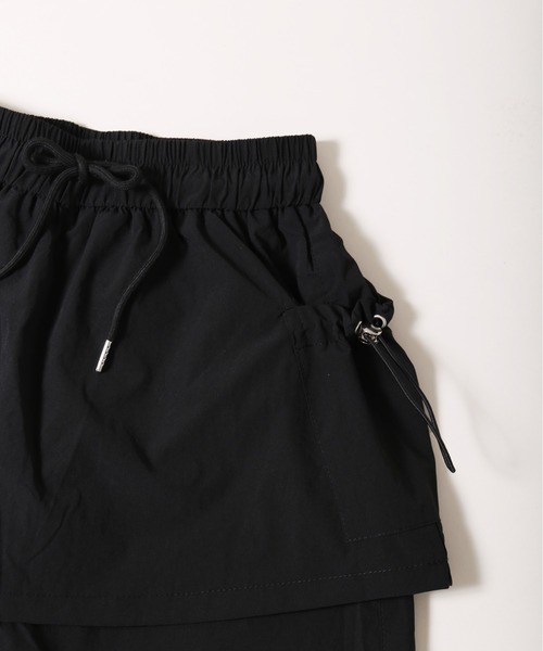 WC（ダブル シー）の「スカートドッキングナイロンパンツ（その他パンツ・レディース・チャコールグレー/ブラック・FREE）」の17枚目の写真