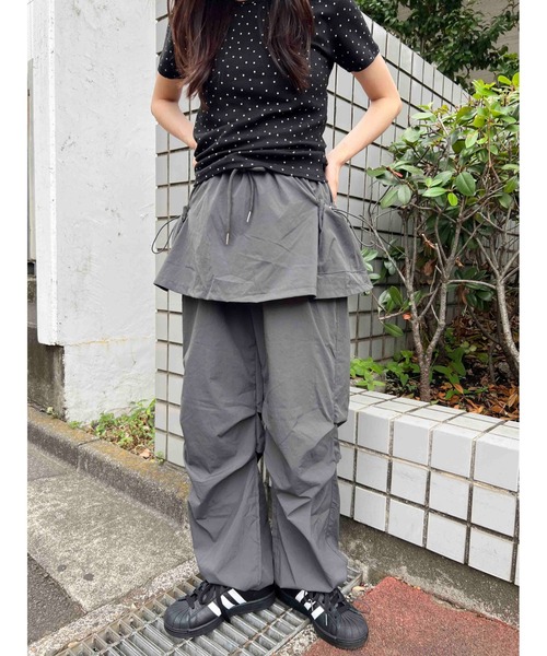 セール】スカートドッキングナイロンパンツ（その他パンツ）｜WC