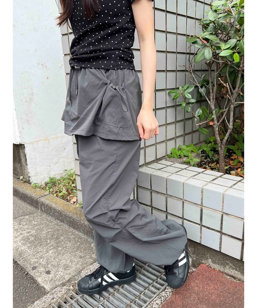 セール】スカートドッキングナイロンパンツ（その他パンツ）｜WC