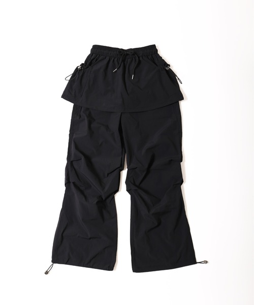 WC（ダブル シー）の「スカートドッキングナイロンパンツ（その他パンツ・レディース・チャコールグレー/ブラック・FREE）」の15枚目の写真