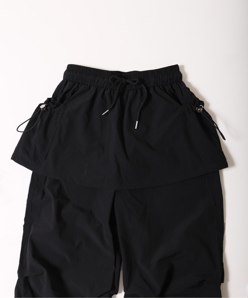 WC（ダブル シー）の「スカートドッキングナイロンパンツ（その他パンツ・レディース・チャコールグレー/ブラック・FREE）」の18枚目の写真