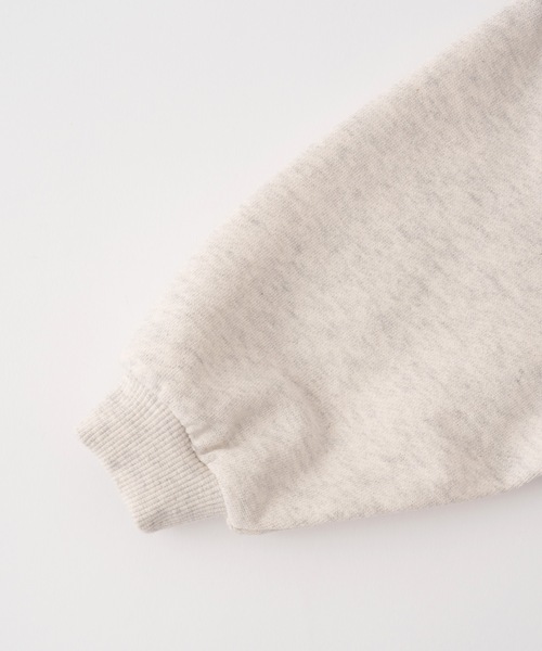 PUPPAPUPO（プッパプーポ）の「カレッジロゴ スウェット トレーナー（スウェット・キッズ・キナリ/チャコール・80/90/100/110）」の17枚目の写真