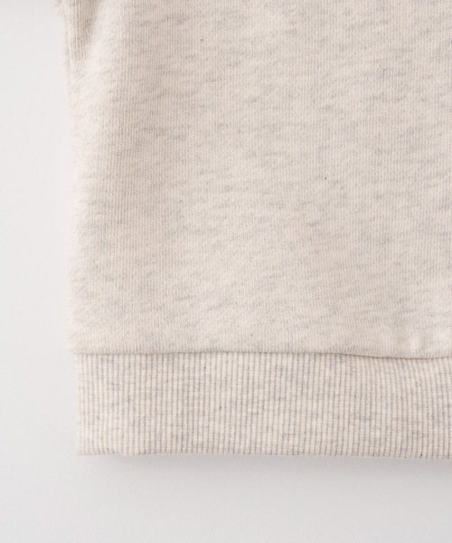 PUPPAPUPO（プッパプーポ）の「カレッジロゴ スウェット トレーナー（スウェット・キッズ・キナリ/チャコール・80/90/100/110）」の13枚目の写真