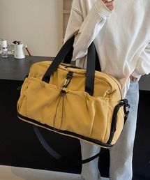 Lace Ladies | 2WAY 多ポケット 大容量 フィットネス トート バッグ(ボストンバッグ)