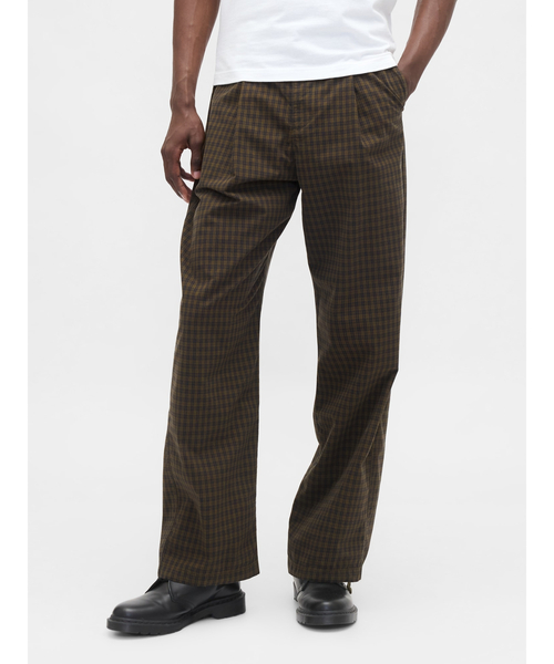 GAP（ギャップ）の「プレイド タック入りパンツ（その他パンツ・メンズ・ホワイト系その他/カーキ/ブラック・XS/S/M/L/XL）」の3枚目の写真