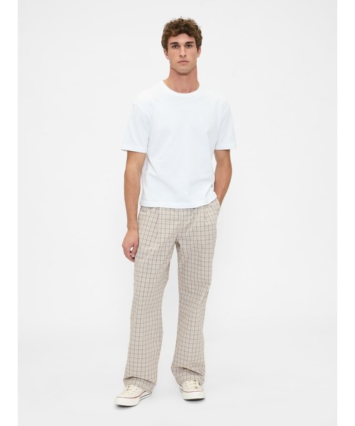 GAP（ギャップ）の「プレイド タック入りパンツ（その他パンツ・メンズ・ホワイト系その他/カーキ/ブラック・XS/S/M/L/XL）」の17枚目の写真