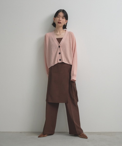 Shelly island（シェリーアイランド）の「レイヤードスラックスパンツ（その他パンツ・レディース・グレー/ブラック/ブラウン・FREE）」の16枚目の写真