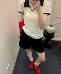 UP START | 【LAMPOON】スキッパーニットポロ(ニット/セーター)