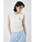 MOUSSY�i�}�E�W�[�j�́uTINY LETTER SLEEVELESS �g�b�v�X�i�^���N�g�b�v�j�v�b�z���C�g