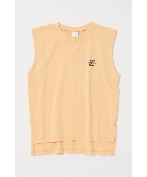 MOUSSY（マウジー）の「TINY LETTER SLEEVELESS トップス（タンクトップ・レディース・オレンジ系その他/ホワイト/ネイビー・FREE）」の16枚目の写真