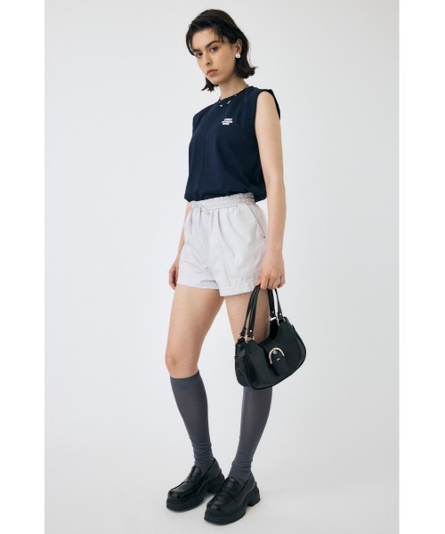 MOUSSY（マウジー）の「TINY LETTER SLEEVELESS トップス（タンクトップ・レディース・オレンジ系その他/ホワイト/ネイビー・FREE）」の18枚目の写真