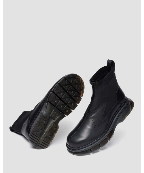 ドクターマーチン CABBOTT UK5 フロントジップ 楽天市場】Dr.Martens ドクターマーチン レザーシューズ Cabbott Black