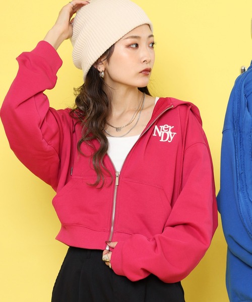 Lagrange cropped full-zip hoodie — укороченная толстовка на молнии