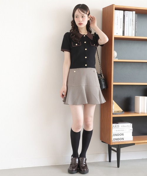 セール】ローウエストフレアミニスカート（スカート）｜one after