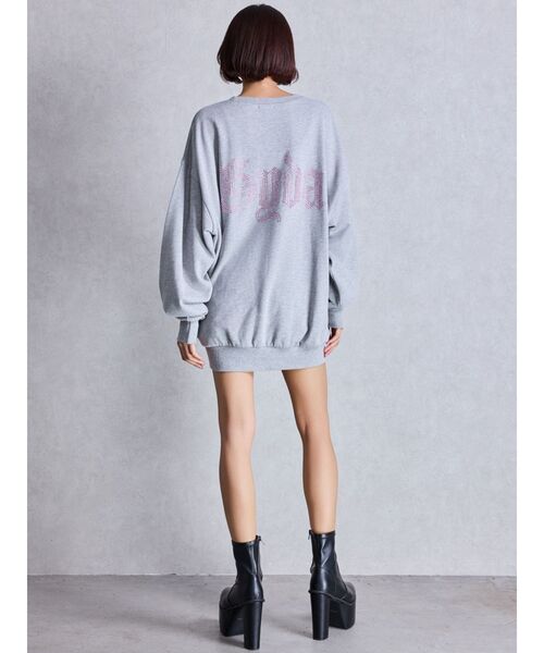 GYDA（ジェイダ）の「グレーはWEB限定カラー！GG BACK bijouプルオーバー（パーカー・レディース・オフホワイト/グレー/ブラック/ピンク・FREE）」の13枚目の写真